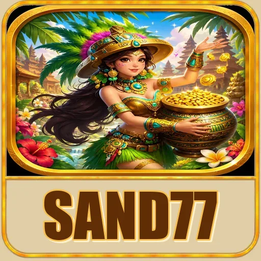 Beranda aplikasi sand77 setelah terbuka